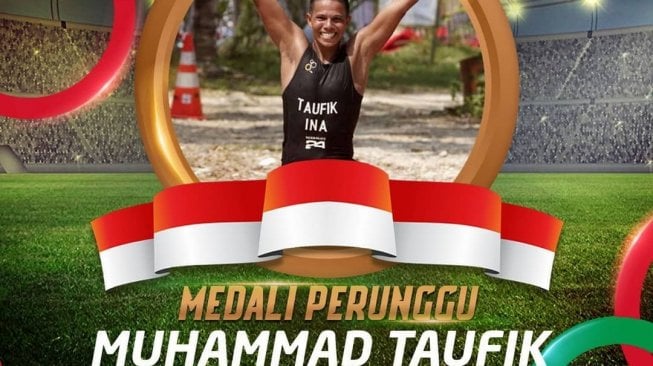 Atlet modern pentathlon Indonesia, Muhammad Taufik. [Instagram/kemenpora]