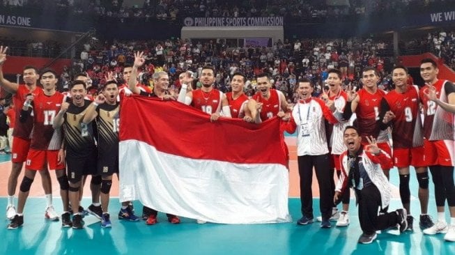 Tim Voli Indonesia Raih Emas SEA Games 2019 Setelah Menunggu Satu Dekade