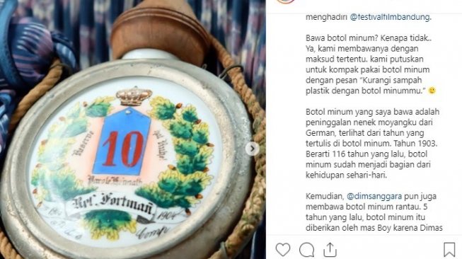 Thumbler Nadine Chandrawinata berusia 100 tahun 