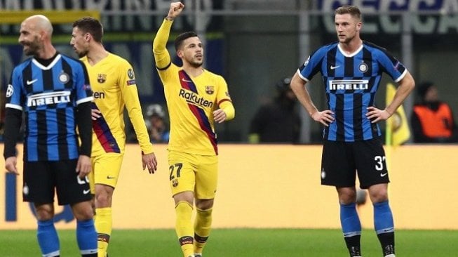 Gol Pemain 17 Tahun Bawa Barcelona Singkirkan Inter dari Liga Champions