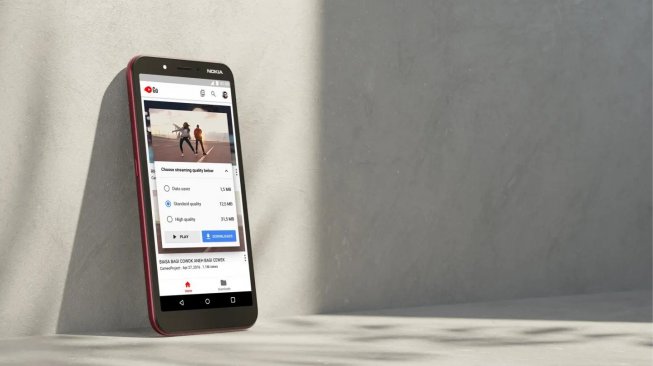 Ponsel murah Nokia C1. [Nokia]
