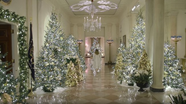 Pohon Natal Gedung Putih, Washington DC, Amerika Serikat. (youtube.com, channel The White House)