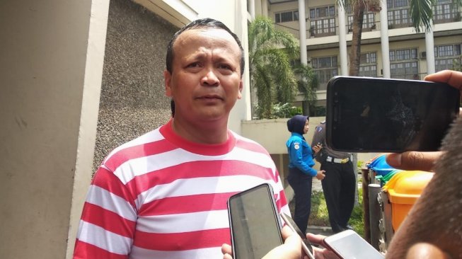 Menteri Kelautan dan Perikanan (KP) Edhy Prabowo, ditemui di UGM, Minggu (15/12/2019). - (SUARA kontributor/Putu)