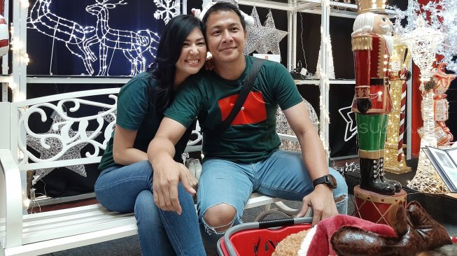 Delon Thamrin dan Aida Chandra [Evi Ariska/Suara.com]