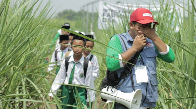 Acara Festival Santri Tani Milenial di Pondok Pesantren Fathul Ulum, Kabupaten Jombang, Minggu (15/12/2019). (Istimewa)