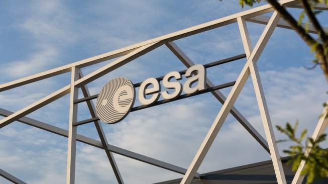 Ilustrasi logo European Space Agency (ESA). [Shutterstock]