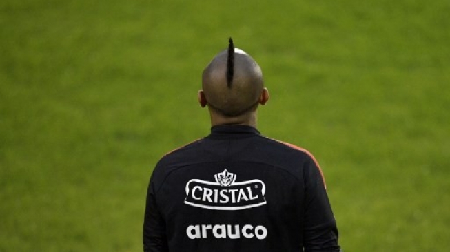 Pemain Barcelona Arturo Vidal [AFP]