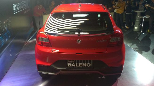 New Suzuki Baleno diperkenalkan di Jakarta, Jumat (20/12/2019). [Suara.com/Manuel Jeghesta Nainggolan]