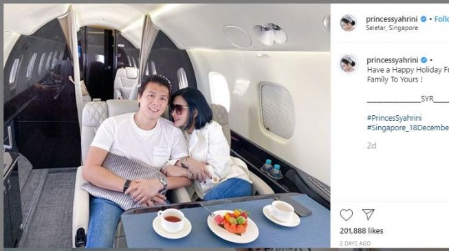 Syahrini Liburan Akhir Tahun di Luar Negeri (instagram.com/princessyahrini)