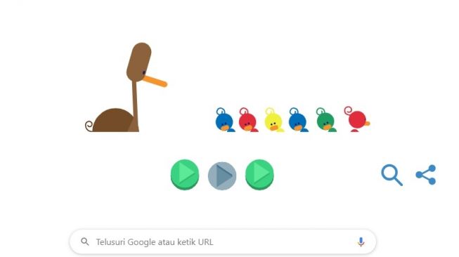 Google Doodle Hari Ibu. [Google]