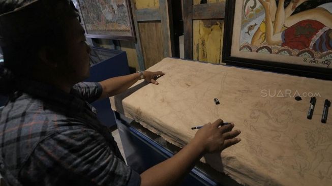 Wayang Wahyu di Sanggar Seni Budaya Bhuana Alit (Suara.com/Futty)