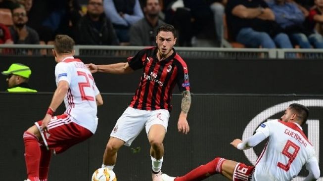 Bek AC Milan, Davide Calabria. (MIGUEL MEDINA / AFP)