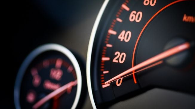 Ilustrasi speedometer mobil. [Shutterstock]