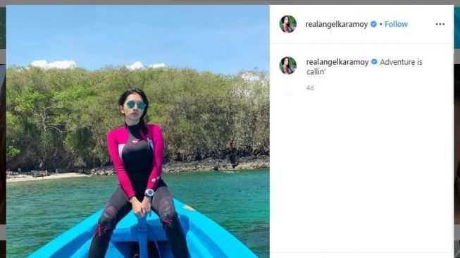 Liburan Angel Karamoy dan Anak-anak di Bali (instagram.com/realangelkaramoy)