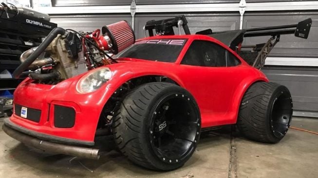 Bengis Abis, Daya Mesin Gokart ala Mobil Porsche Ini Bikin Ciut Nyali