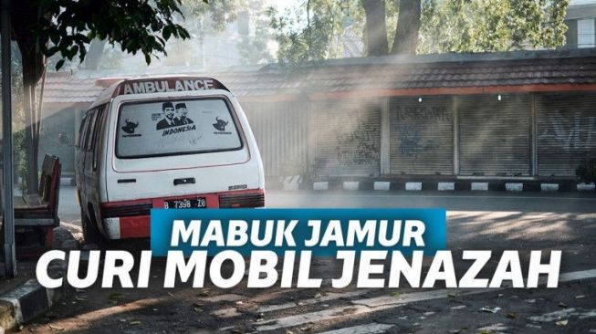 Gara-gara Magic Mushroom, Pria Absurd Ini Malah Curi Mobil Jenazah