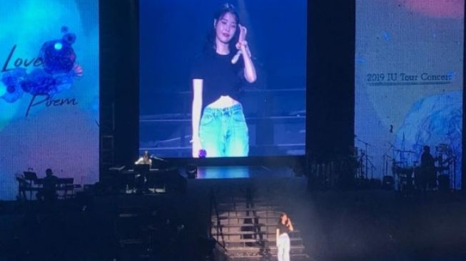 IU gelar konser di Indonesia. (Suara.com/Sumarni)