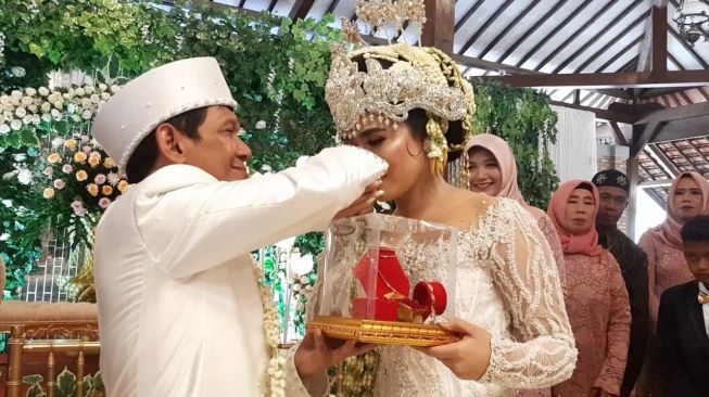 Ginanjar setelah resmi menikah dengan Tiara Amalia [Suara.com/Yuli]