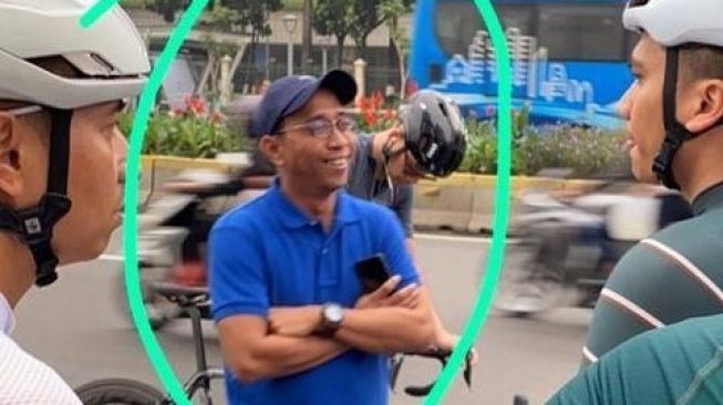 Seorang PNS Polres Jakarta Selatan, Toto Prasetio yang juga tersangka penabrak tujuh pesepeda di Jalan Jenderal Sudirman, Jakarta Selatan. (ist)