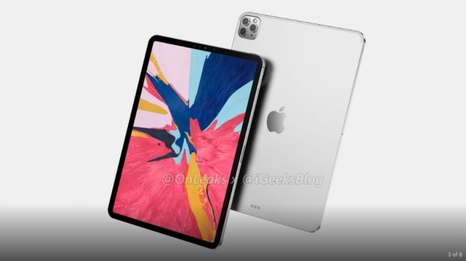 iPad Pro 2020 Dipersenjatai Tiga Kamera ?