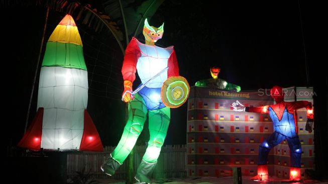 Festival Lampion di Kaliurang Jelang Tahun Baru (Suara.com/Amertiya)