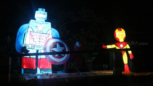 Festival Lampion di Kaliurang Jelang Tahun Baru (Suara.com/Amertiya)