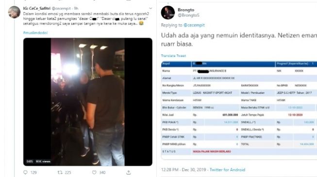 Klarifikasi Video Viral Wanita Ngamuk Setelah Serempet Mobil - Suara.com