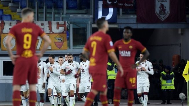 Hasil Liga Italia: 2 Gol Belotti Bawa Torino Permalukan AS Roma di Olimpico