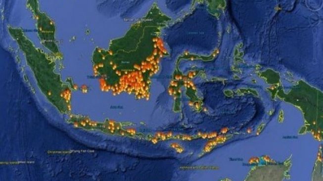 BMKG Deteksi Titik Panas Terbanyak Awal 2020