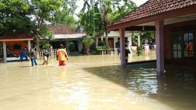 Mojokerto Langganan Banjir, Camat Minta Dibangun Sodetan Kali Lamong