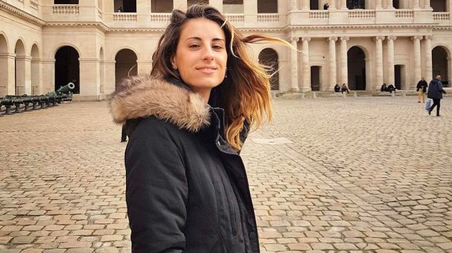 Pebulutangkis cantik asal Prancis, Lea Palermo. [Instagram/Lea Palermo]