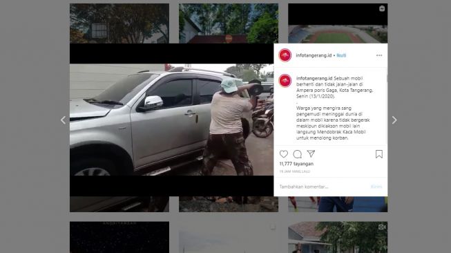 Viral Mobil Berhenti Mendadak di Tengah Jalan, Pengemudi Dikira Meninggal