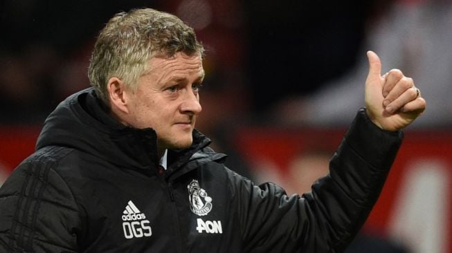 Gestur manajer Manchester United, Ole Gunnar Solskjaer. [Oli SCARFF / AFP]