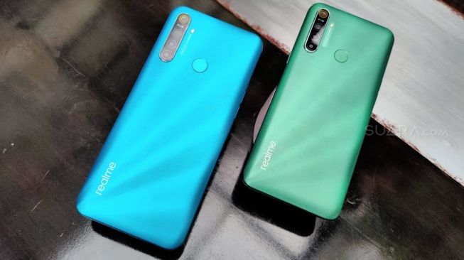 Realme 5i. [Suara.com/Tivan Rahmat]