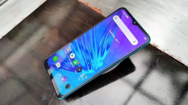 Realme 5i. [Suara.com/Tivan Rahmat]