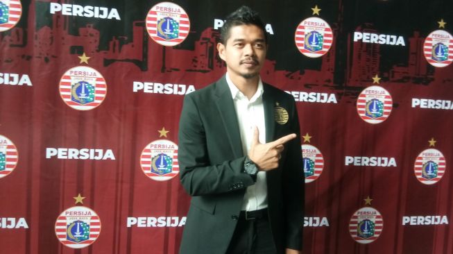 Manajer baru Persija Jakarta Bambang Pamungkas (suara.com / Adie Prasetyo Nugraha) 