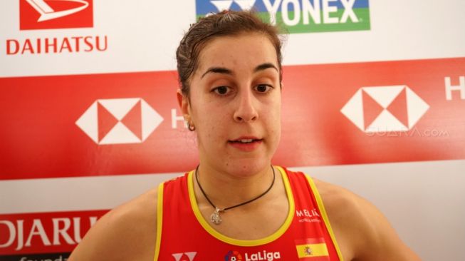 Carolina Marin Buka Peluang Latih Tunggal Putri Indonesia di Masa Depan