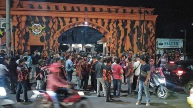 Diduga Mau Diserang, Pemuda Pancasila Banten Bersitegang