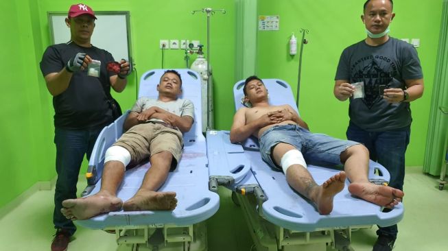 Polisi Lumpuhkan 2 Residivis Narkoba Dengan Timah Panas