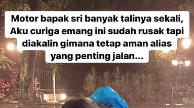 Viral Ojol yang Nekat Narik Walau Motornya Rawan Ngadat, Bikin Terharu