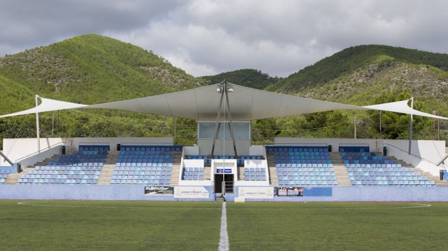 Estadio Municipal de Can Misses yang merupakan kandang dari UD Ibiza. [Laman resmi UD Ibiza]