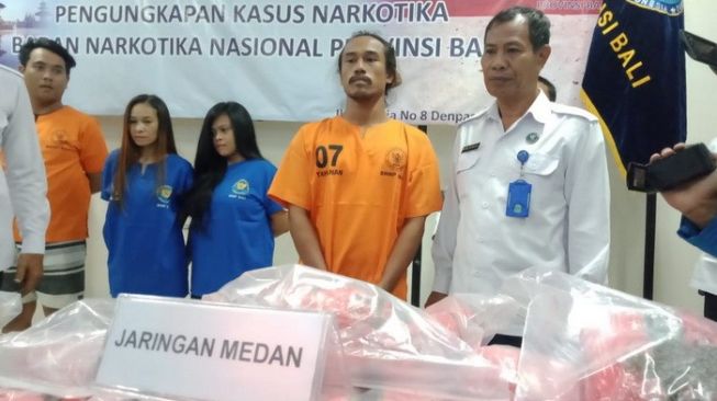 BNN Bekuk Pengedar Narkoba Jaringan Medan-Bali