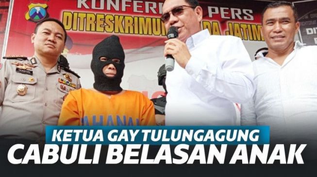 Heboh Ketua Gay Tulungagung Ditangkap Polisi