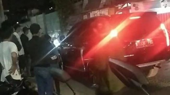 Mitsubishi Pajero Sport yang melindas warga di Bandung viral
