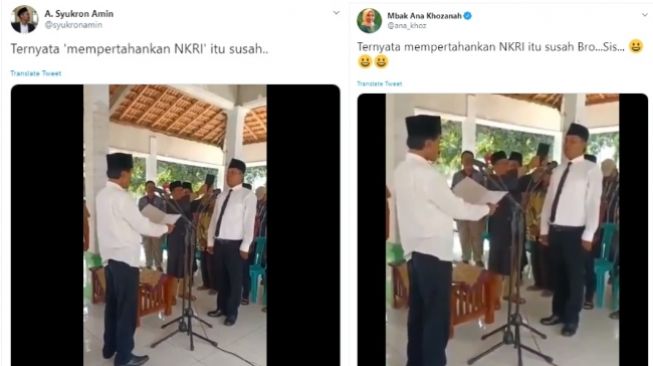 Video Pelantikan Pejabat Ini Viral, Ternyata Menjaga NKRI itu Susah