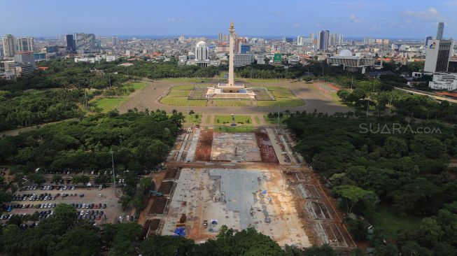 Kasus Penebangan Pohon Monas, PDIP Minta Mensesneg Laporkan Anies ke Polisi