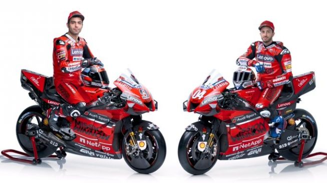 Ducati resmi merilis motor barunya untuk musim MotoGP 2020 (twitter.com/Ducaticorse)