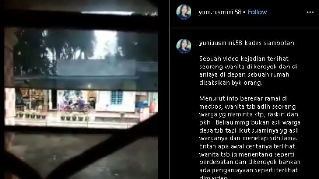 Beredar Video Kades Sekeluarga Diduga Keroyok Warga yang Minta Raskin