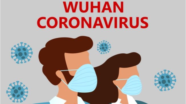 Virus Corona yang mewabah di Wuhan, China. (Shutterstock)