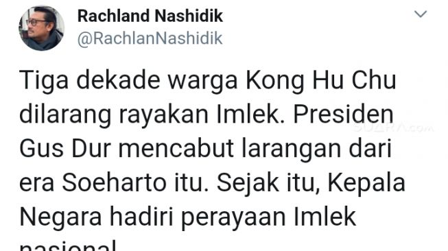 Wasekjen PD: SBY 10 Kali Hadir Imlek, Jokowi 6 Tahun Berkuasa Selalu Absen